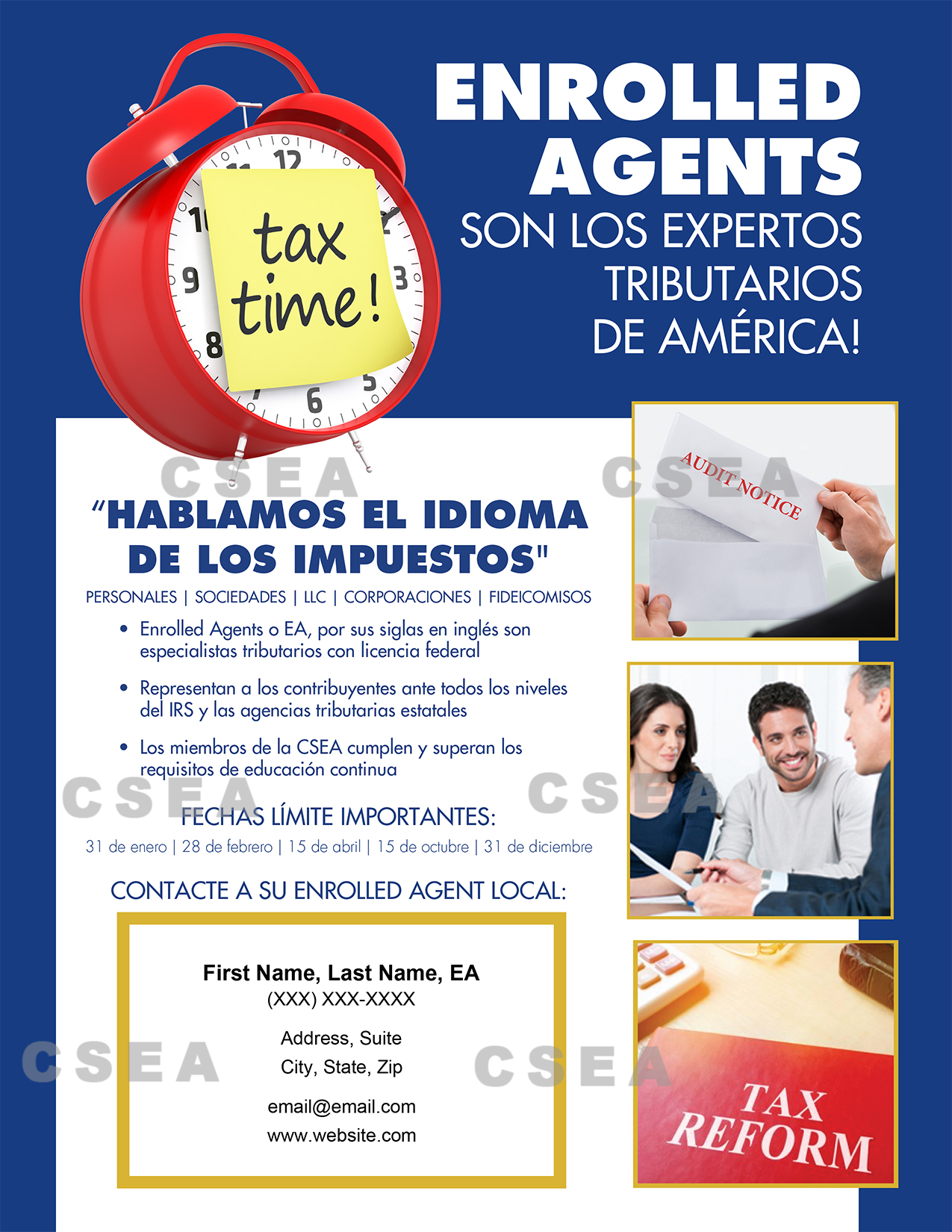 Spanish EA Fact Sheets